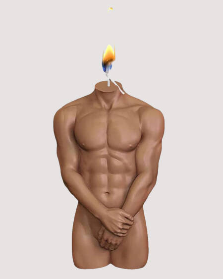 Bougie de parfum du corps humain